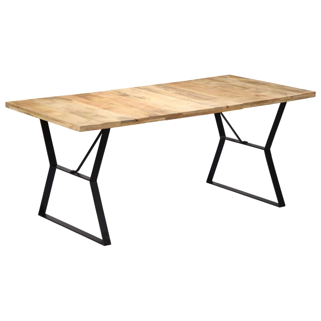 Tavolo da Pranzo 180x90x76 cm in Legno Massello di Mango  cod mxl 22595