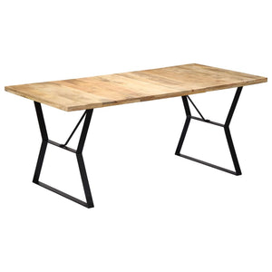 Tavolo da Pranzo 180x90x76 cm in Legno Massello di Mango  cod mxl 22595