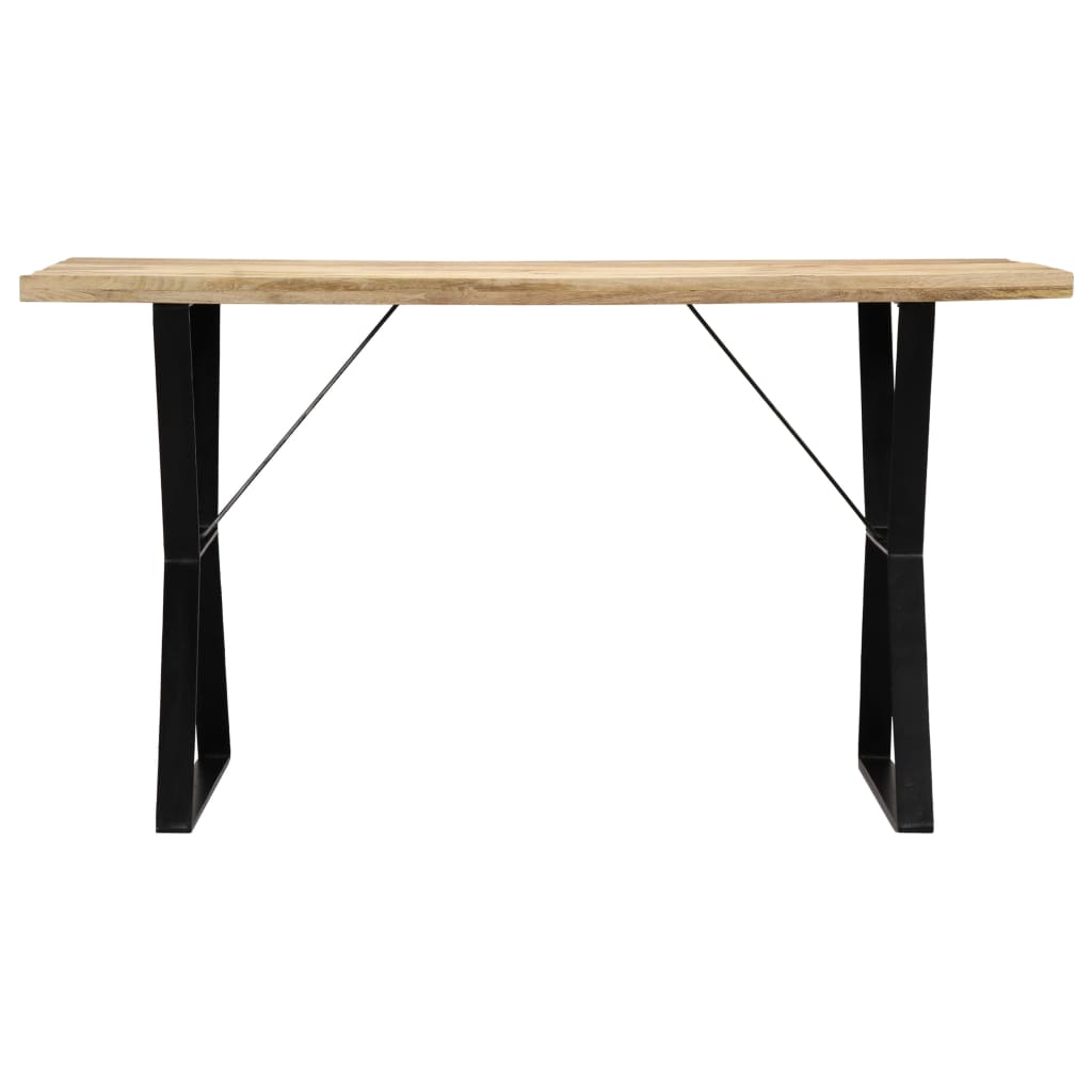 Tavolo da Pranzo 140x80x76 cm in Legno Massello di Mango  cod mxl 17039