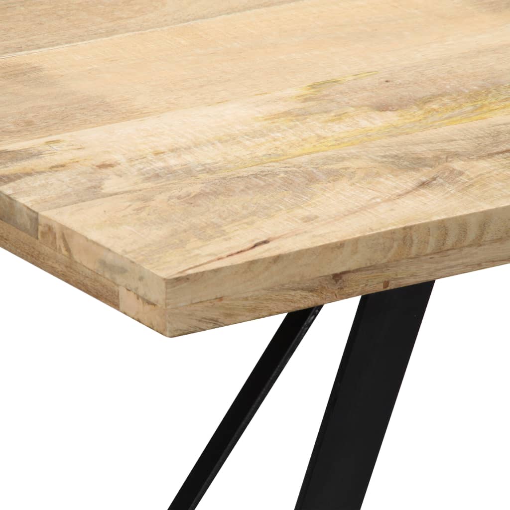 Tavolo da Pranzo 140x80x76 cm in Legno Massello di Mango  cod mxl 17039