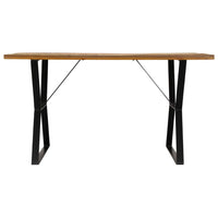 Tavolo da Pranzo 140x80x76 cm in Legno Massello di Recupero 247948