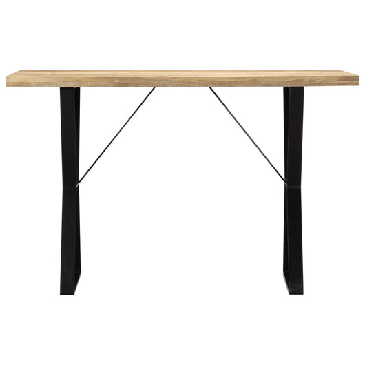 Tavolo da Pranzo 120x60x76 cm in Legno Massello di Mango cod mxl 18701