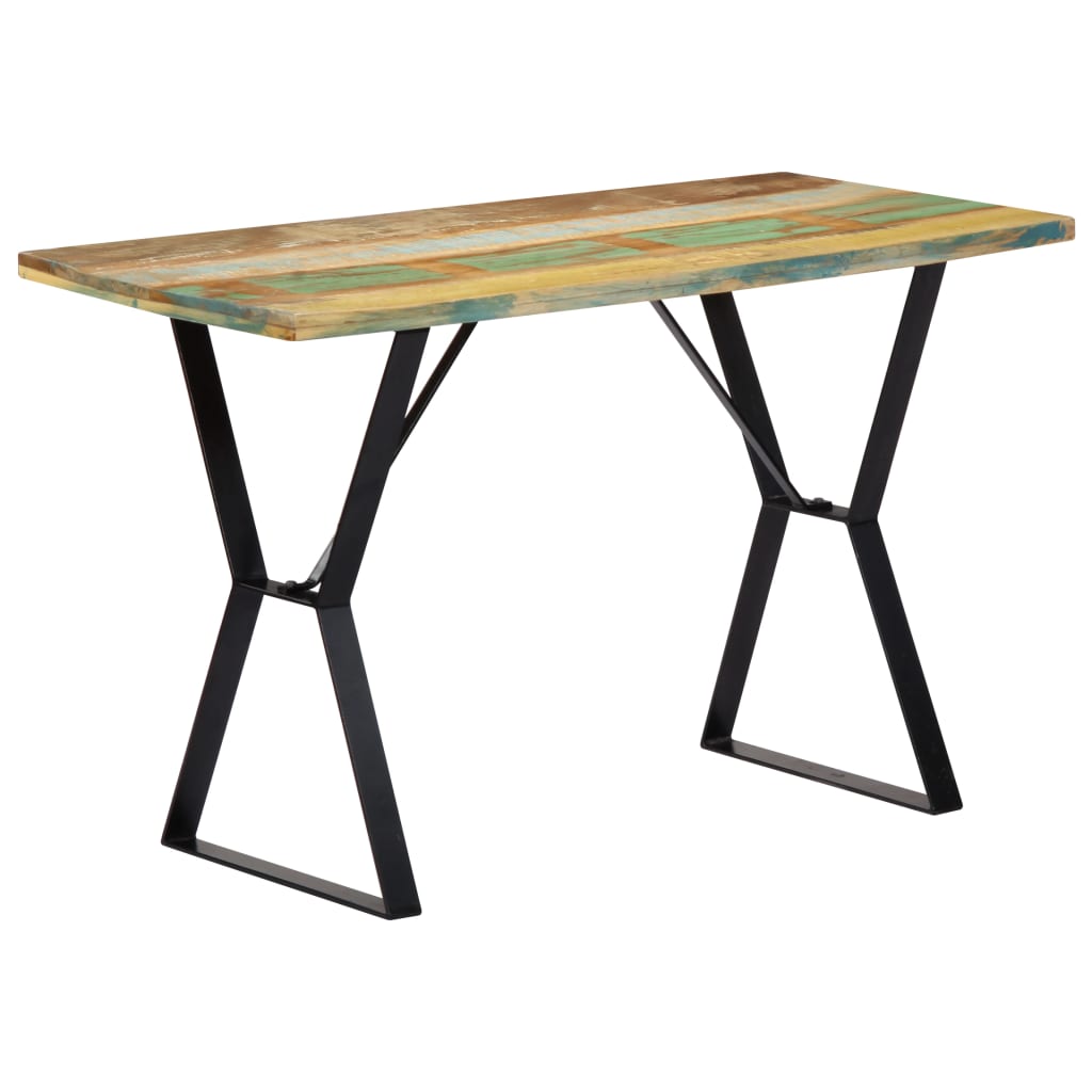 Tavolo da Pranzo 120x60x76 cm in Legno Massello di Recupero 247950