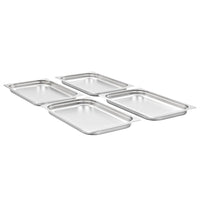 Contenitori Gastronorm 4 pz GN 1/1 40 mm in Acciaio Inox  cod mxl 78384