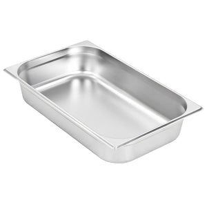 Contenitori Gastronorm 4 pz GN 1/1 100 mm in Acciaio Inox 50881