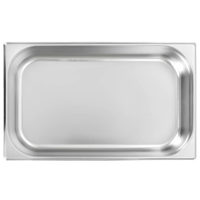 Contenitori Gastronorm 4 pz GN 1/1 100 mm in Acciaio Inox 50881