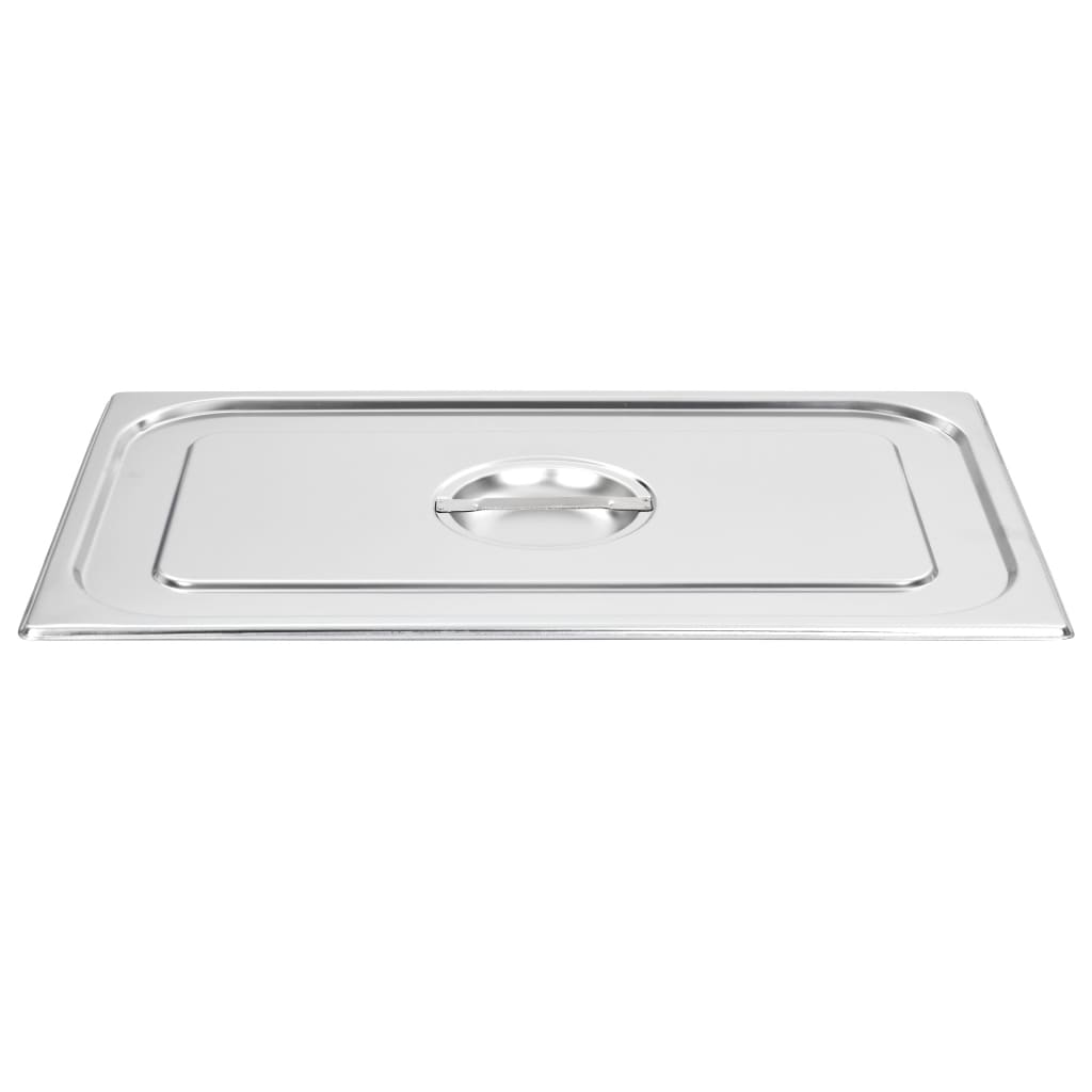 Coperchi per Contenitori Alimentari GN 1/1 2 pz in Acciaio Inox 50884