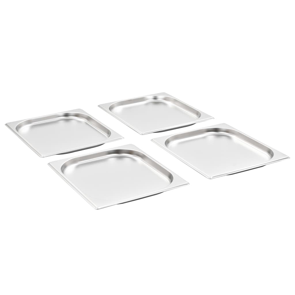 Contenitori Gastronorm 8 pz GN 1/2 20 mm in Acciaio Inox 50885