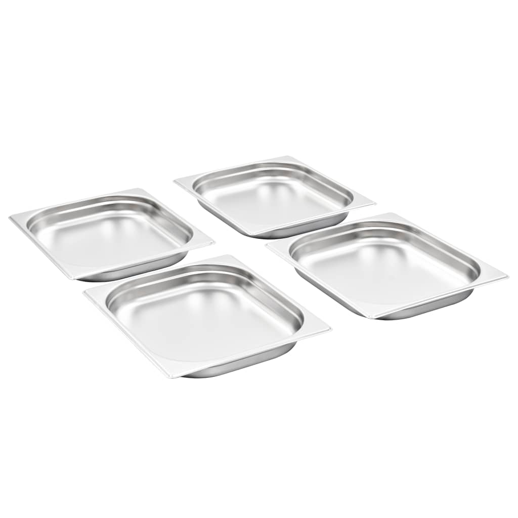 Contenitori Gastronorm 8 pz GN 1/2 40 mm in Acciaio Inox cod mxl 83039