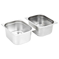 Contenitori Gastronorm 2 pz GN 1/2 150 mm in Acciaio Inox cod mxl 54797