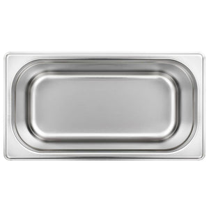 Contenitori Gastronorm 4 pz GN 1/3 150 mm in Acciaio Inox 50896