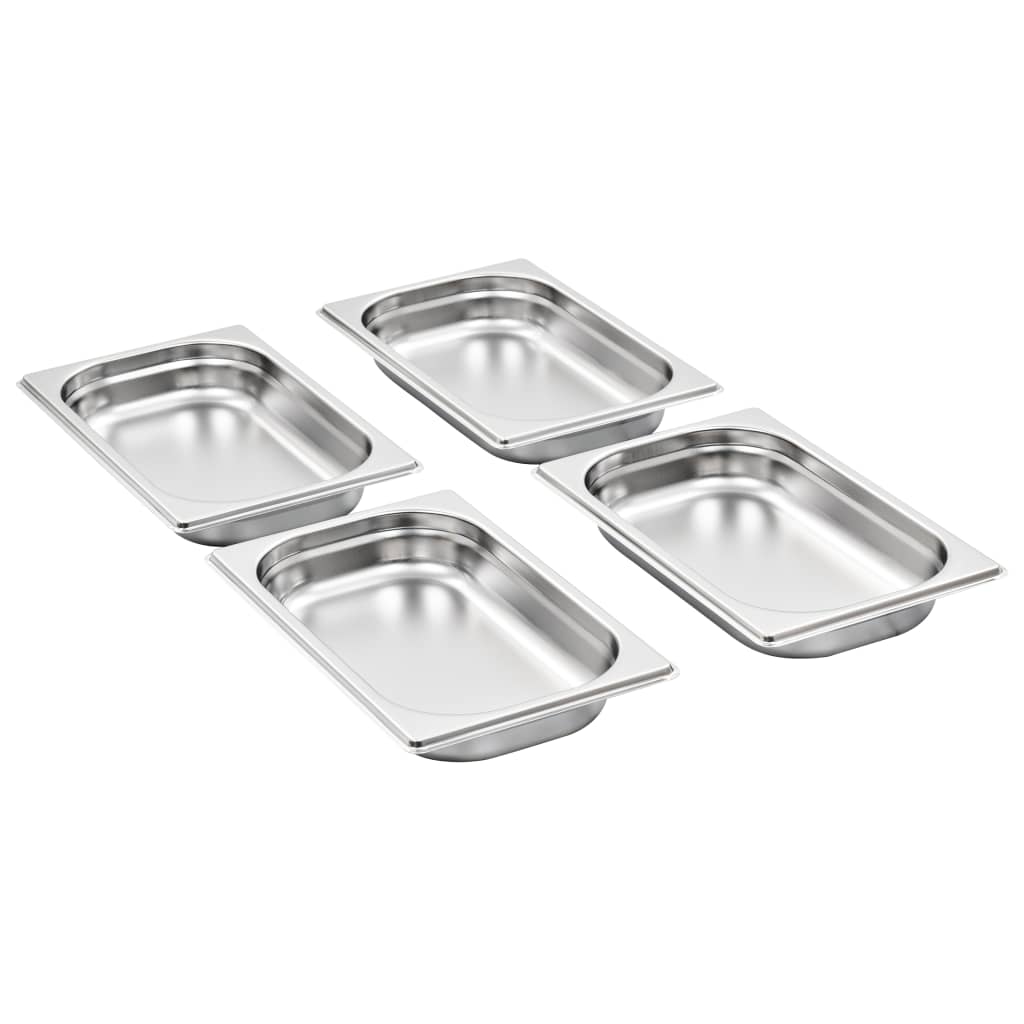 Contenitori Gastronorm 12 pz GN 1/4 40 mm in Acciaio Inox cod mxl 55177