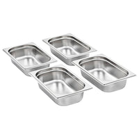 Contenitori Gastronorm 8 pz GN 1/4 65 mm in Acciaio Inox cod mxl 78228