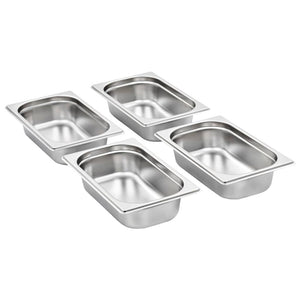 Contenitori Gastronorm 8 pz GN 1/4 65 mm in Acciaio Inox cod mxl 78228