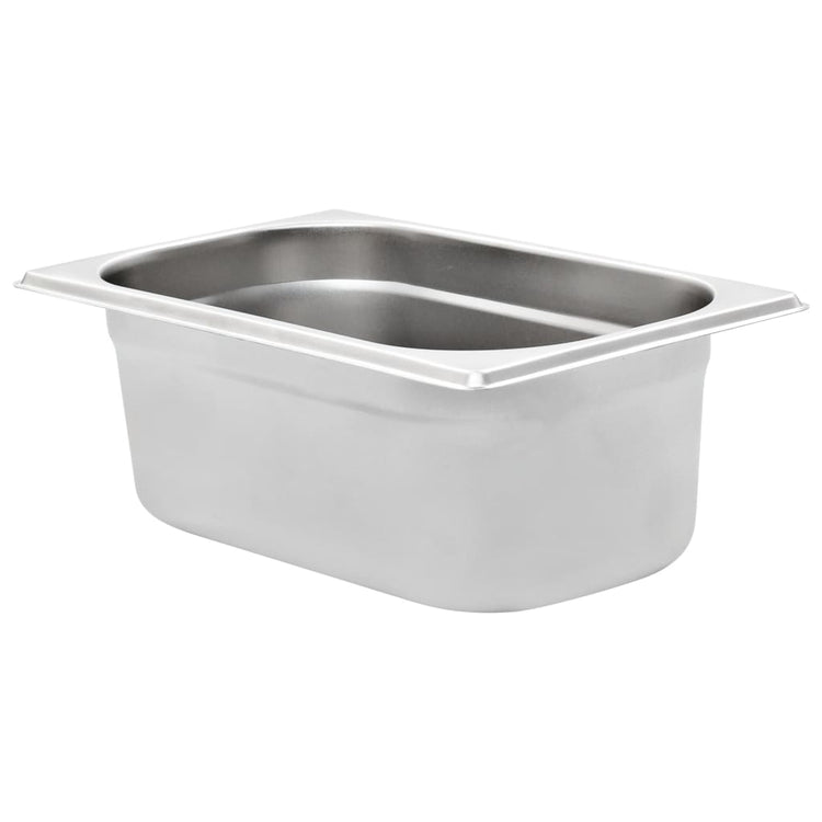 Contenitori Gastronorm 8 pz GN 1/4 100 mm in Acciaio Inox cod mxl 55534