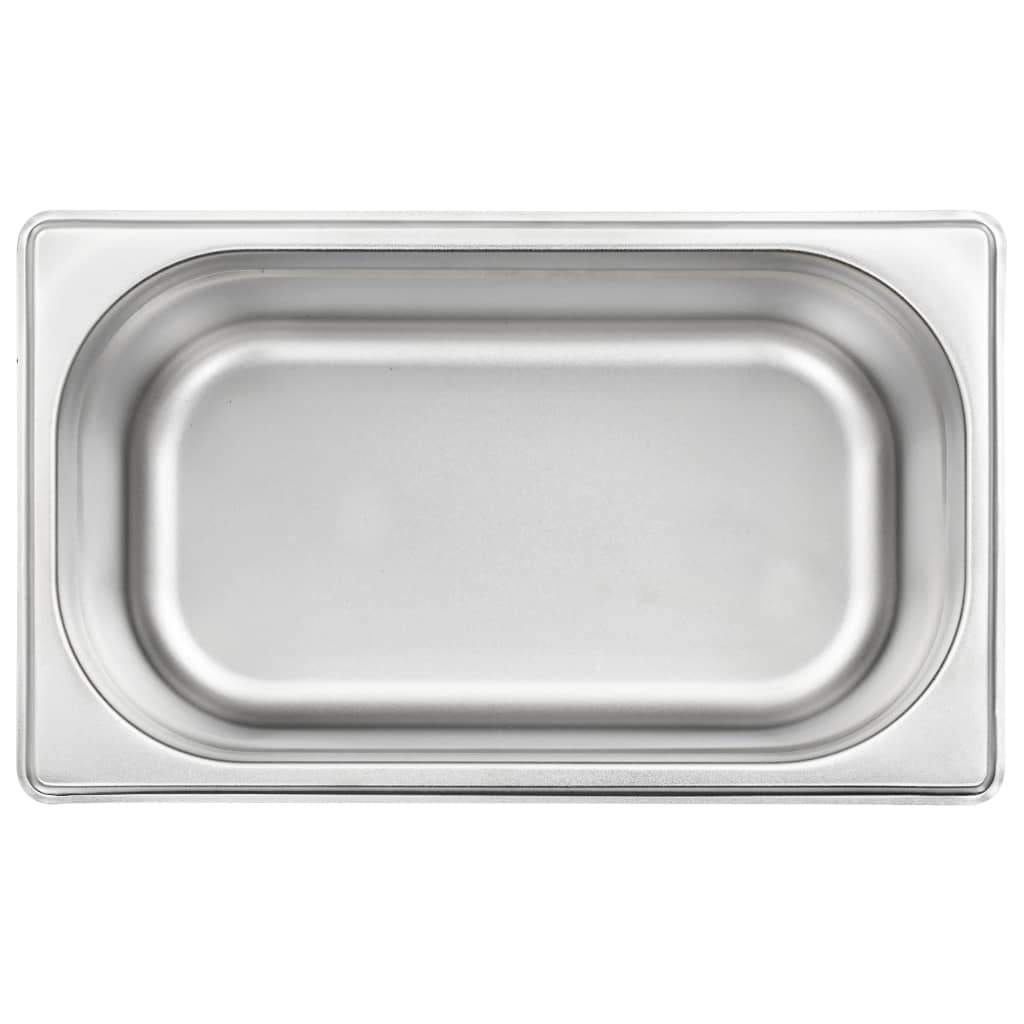 Contenitori Gastronorm 8 pz GN 1/4 100 mm in Acciaio Inox cod mxl 55534