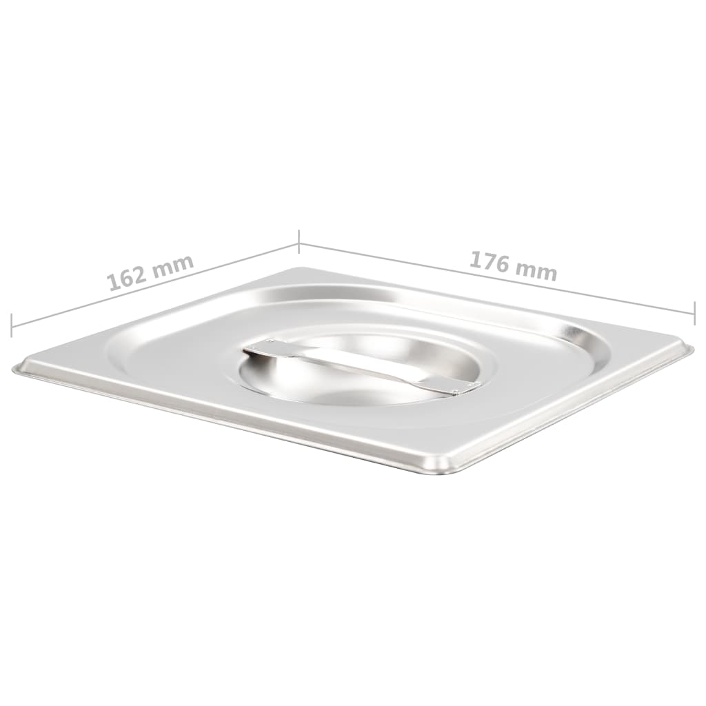 Coperchi per Teglie GN 1/6 8 pz in Acciaio Inox