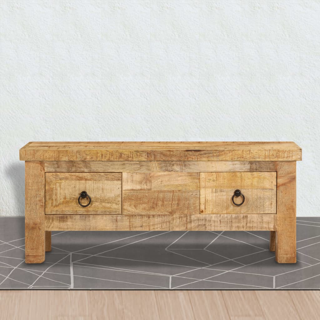 Tavolino da Caffè 90x45x35 cm in Legno Massello di Mango cod mxl 29733