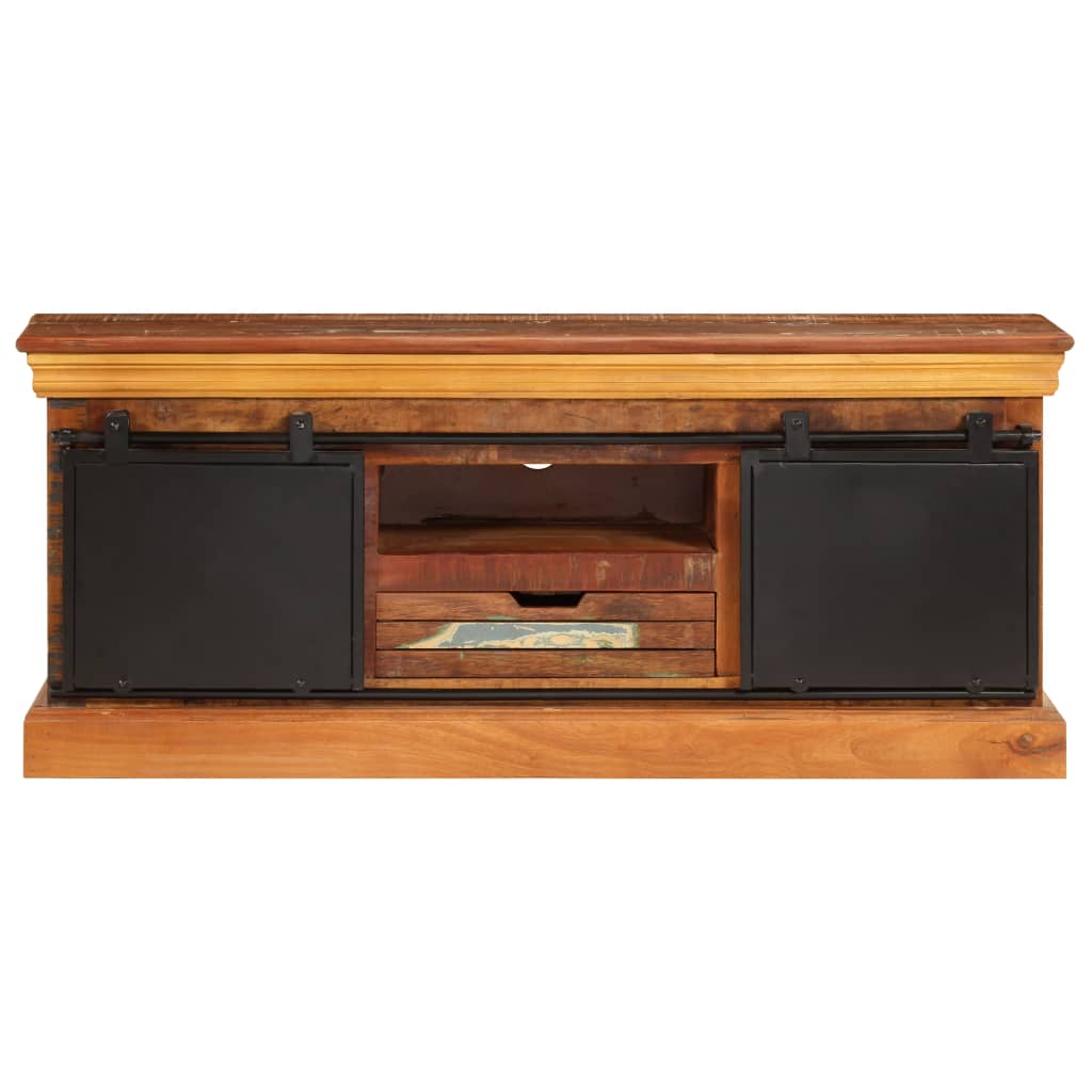 Mobile Porta TV 110x30x45 cm in Legno Massello di Recupero cod mxl 30525