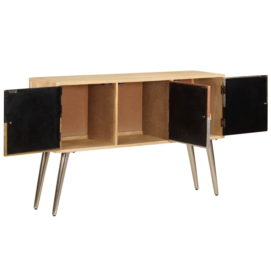 Credenza 120x30x75 cm Legno Massello di Mango 247341