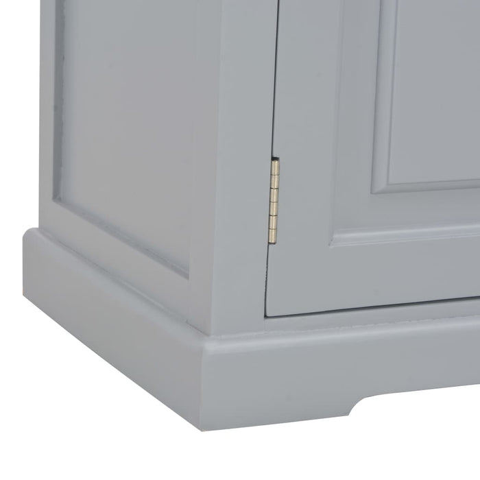 Mobile Porta TV Grigio 90x30x40 cm in Legno 249880