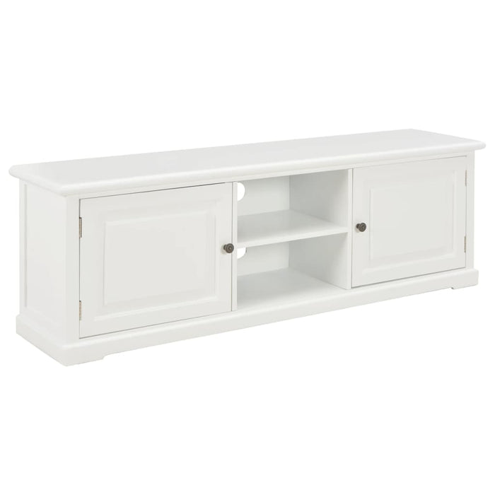 Mobile TV Bianco 120x30x40 cm in Legno 249883