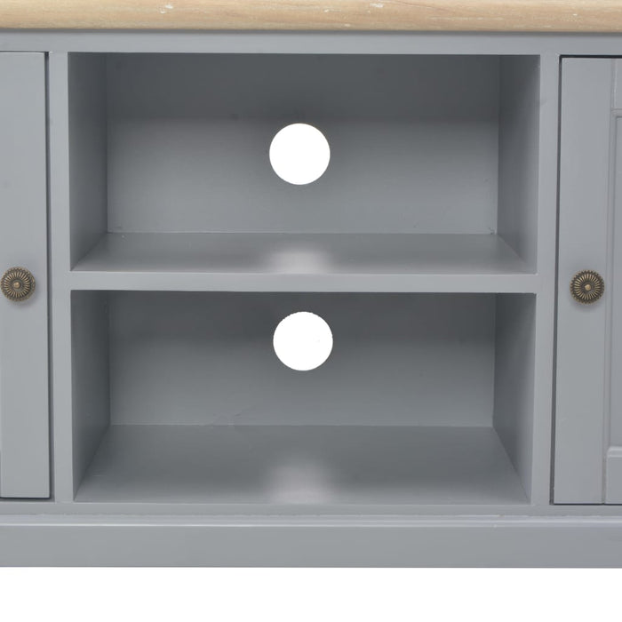 Mobile Porta TV Grigio 120x30x40 cm in Legno cod mxl 25116