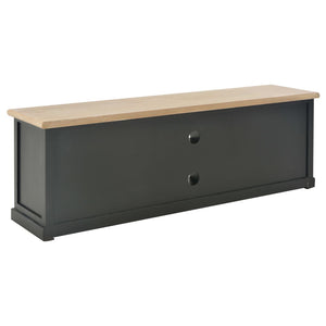 Mobile Porta TV Nero 120x30x40 cm in Legno cod mxl 17583