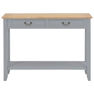 Tavolo Consolle Grigio 110x35x80 cm in Legno cod mxl 14342