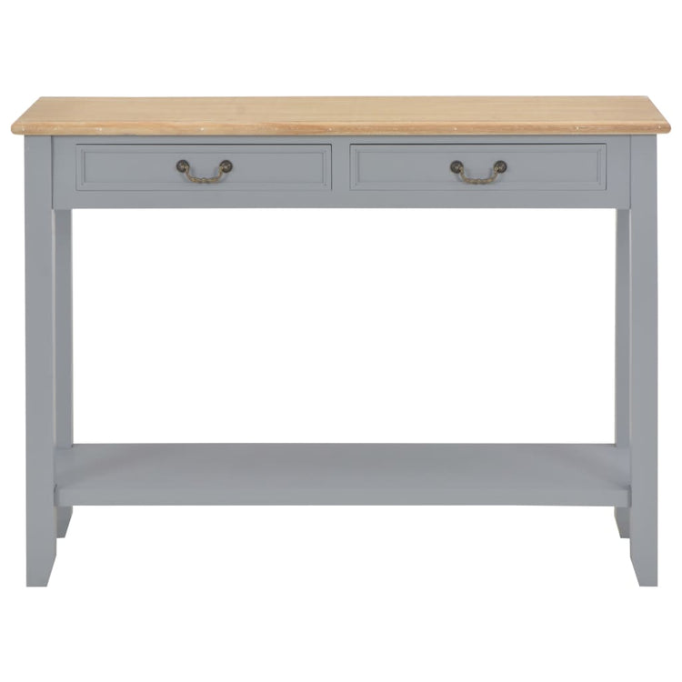 Tavolo Consolle Grigio 110x35x80 cm in Legno cod mxl 14342