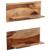 Mensole 2 pz 58x26x20 cm in Legno Massello di Sheesham 247930