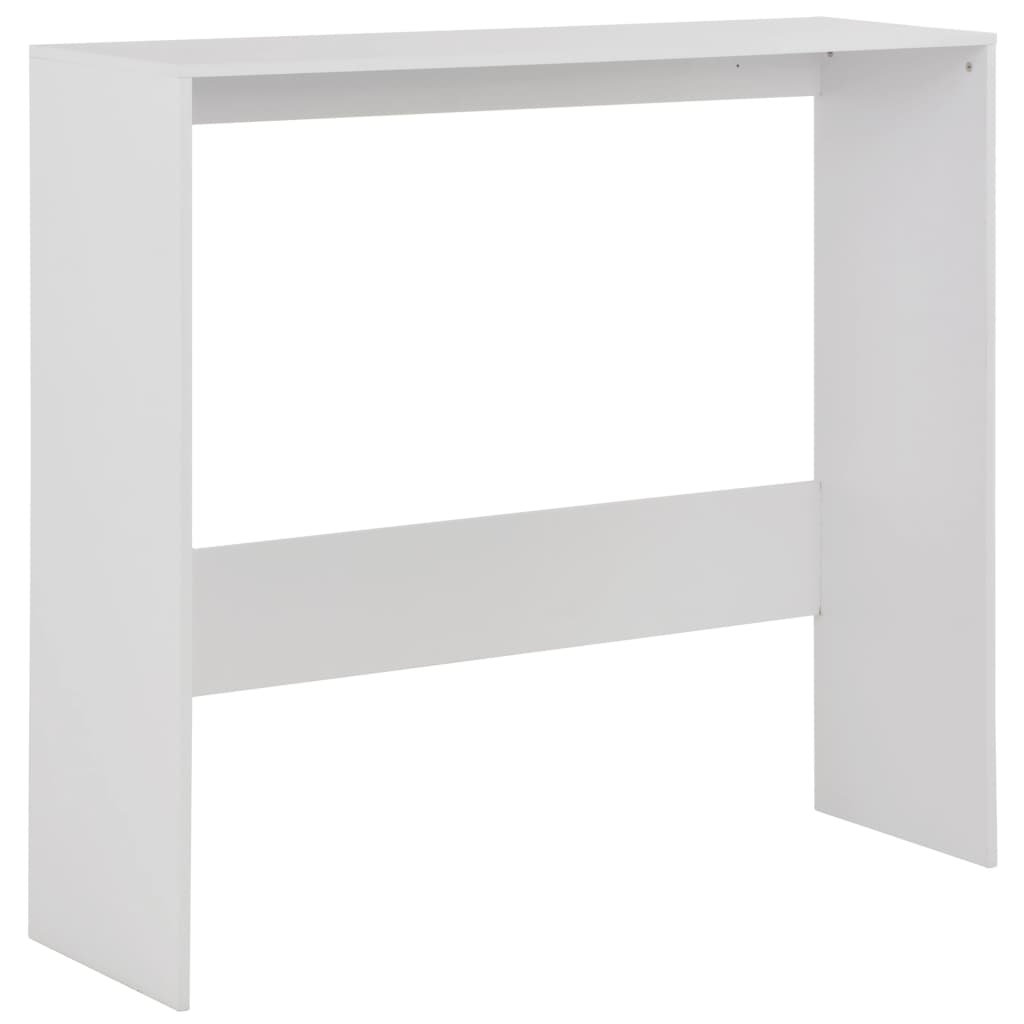 Tavolo da Bar a 2 Livelli Bianco 130x40x120 cod mxl 64929