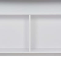 Tavolo da Bar a 2 Livelli Bianco 130x40x120 cod mxl 64929