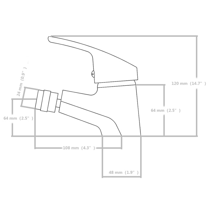 Rubinetti per Bidè 2 pz Cromati 275920