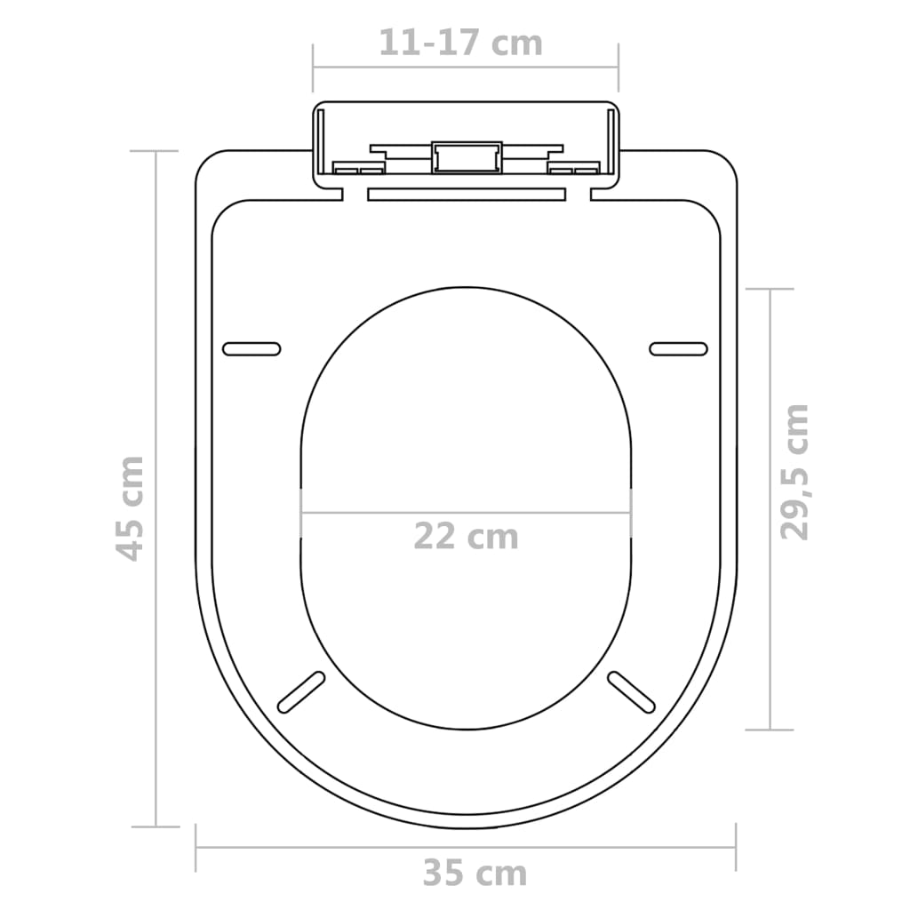 Copriwater a Chiusura Rallentata 2 pz Plastica Bianco cod mxl 52338