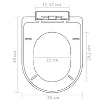 Copriwater a Chiusura Rallentata 2 pz Plastica Bianco cod mxl 52338