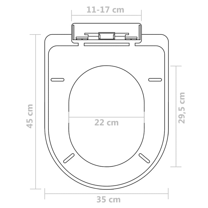 Copriwater a Chiusura Rallentata 2 pz Plastica Bianco cod mxl 52338