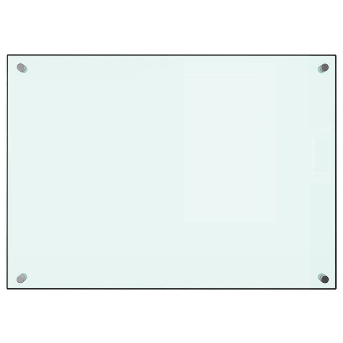  Paraschizzi per Cucina Bianco 70x50 cm in Vetro Temperatocod mxl 97045