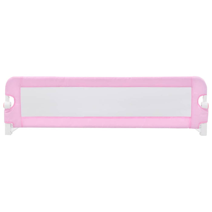 Sponde Letto di Sicurezza Bambini Rosa 120x42cm in Poliestere 10170