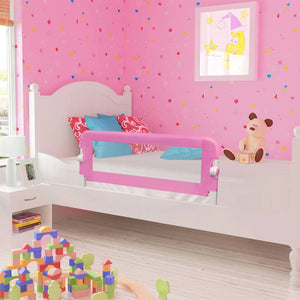 Sponde Letto di Sicurezza Bambini Rosa 120x42cm in Poliesterecod mxl 127003