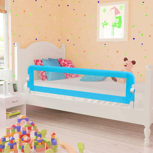 Sponde Letto di Sicurezza per Bambini Blu 120x42cm Poliestere 10172