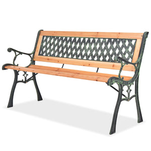 Panchina da Giardino 122 cm in Legno cod mxl 53680