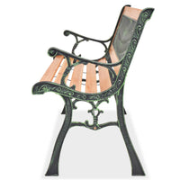 Panchina da Giardino 122 cm in Legno cod mxl 53680