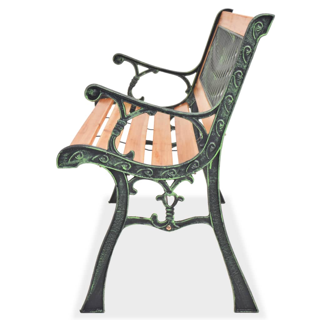 Panchina da Giardino 122 cm in Legno 40262