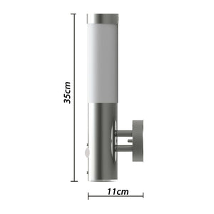 Applique da Esterno con Rilevatore di Movimento in Acciaio Inox 40371