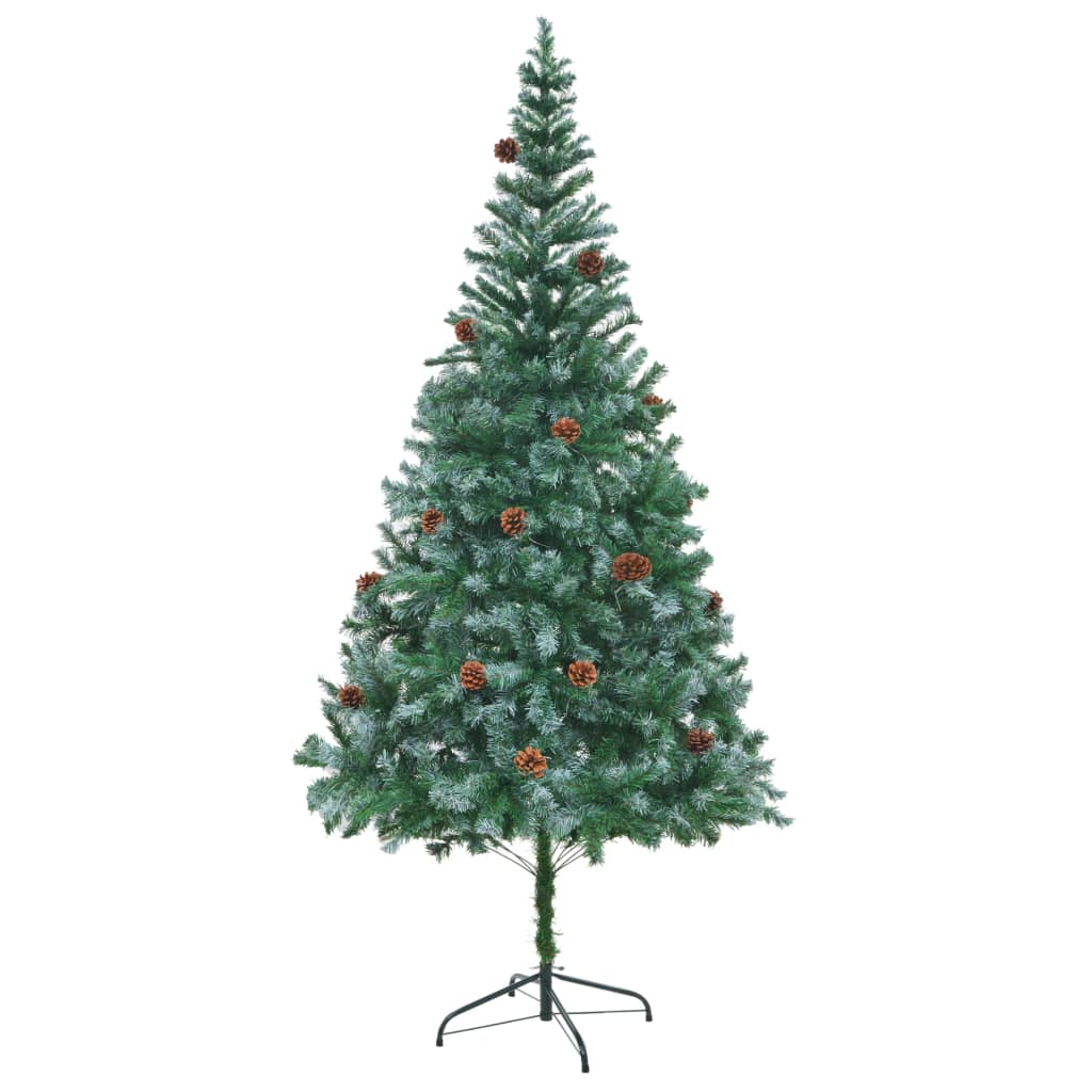 Albero di Natale Artificiale con Pigne 210 cm 60179