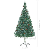 Albero di Natale Artificiale con Pigne 210 cm cod mxl 22599