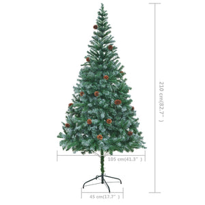 Albero di Natale Artificiale con Pigne 210 cm cod mxl 22599