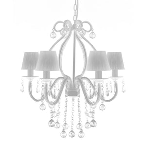 Lampadario con 2300 Cristalli Bianchi cod mxl 40786