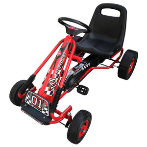 Go-kart a pedali per bambini, sedile regolabile, rosso cod mxl 69744